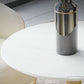Traditional Luxury Dining Table Round Sintered Stone Dining Table with Tulip Base Clearhalo ' dining_table' 'Dining Tables & Seating' 'Dining Tables' 'furn' 'furn_dining_table' 'Furniture' 'furniture_dining_table' 'Kitchen & Dining Furniture' 'kitchen&dining_furn' 'kitchen' 'kitchen_dining_table' 4060672