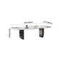 Luxury Sintered Stone Top Dining Table Rectangle Table with Double Pedestal Clearhalo ' dining_table' 'Dining Tables & Seating' 'Dining Tables' 'furn' 'furn_dining_table' 'Furniture' 'furniture_dining_table' 'Kitchen & Dining Furniture' 'kitchen&dining_furn' 'kitchen' 'kitchen_dining_table' 4060775