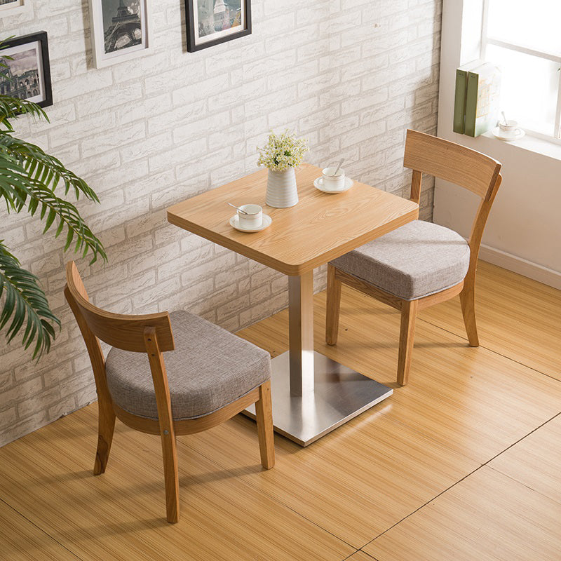 Industrial Style Dining Room Table Metal Base Table for Home Kitchen Dinner Clearhalo ' dining_table' 'Dining Tables & Seating' 'Dining Tables' 'furn' 'furn_dining_table' 'Furniture' 'furniture_dining_table' 'Kitchen & Dining Furniture' 'kitchen&dining_furn' 'kitchen' 'kitchen_dining_table' 4060851