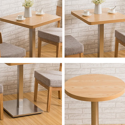 Industrial Style Dining Room Table Metal Base Table for Home Kitchen Dinner Clearhalo ' dining_table' 'Dining Tables & Seating' 'Dining Tables' 'furn' 'furn_dining_table' 'Furniture' 'furniture_dining_table' 'Kitchen & Dining Furniture' 'kitchen&dining_furn' 'kitchen' 'kitchen_dining_table' 4060856