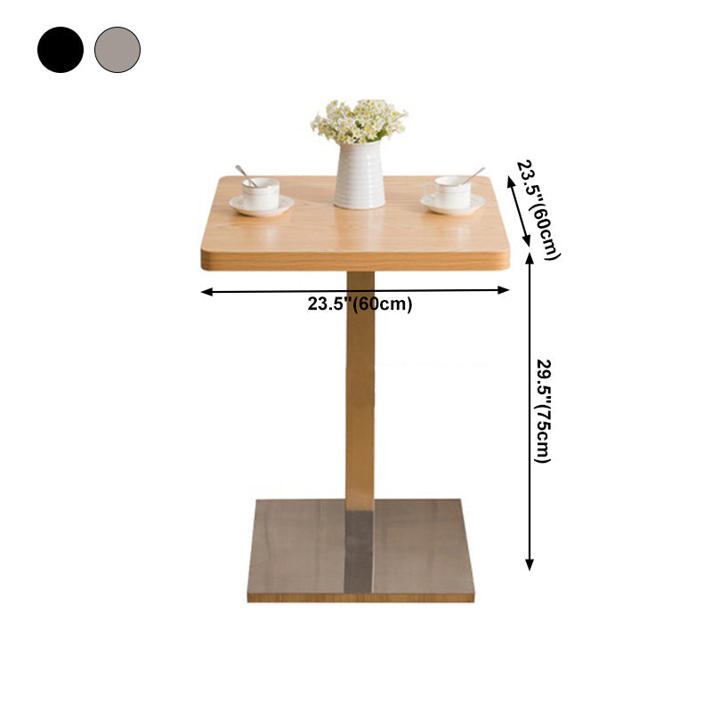 Industrial Style Dining Room Table Metal Base Table for Home Kitchen Dinner Clearhalo ' dining_table' 'Dining Tables & Seating' 'Dining Tables' 'furn' 'furn_dining_table' 'Furniture' 'furniture_dining_table' 'Kitchen & Dining Furniture' 'kitchen&dining_furn' 'kitchen' 'kitchen_dining_table' 4060864