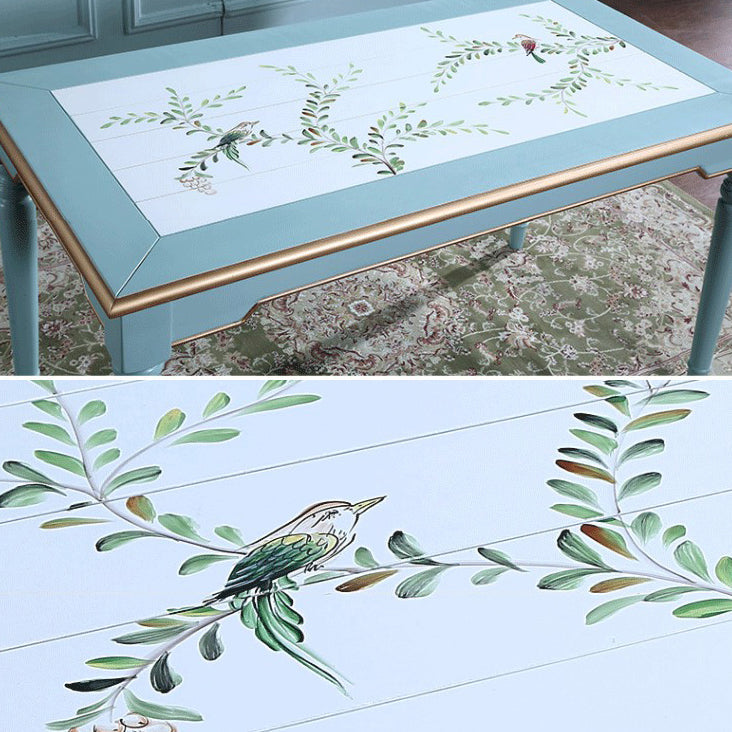 Mid-Century Modern Dining Table Solid Wood Rectangle Dining Table for Home Use Clearhalo ' dining_table' 'Dining Tables & Seating' 'Dining Tables' 'furn' 'furn_dining_table' 'Furniture' 'furniture_dining_table' 'Kitchen & Dining Furniture' 'kitchen&dining_furn' 'kitchen' 'kitchen_dining_table' 4060893