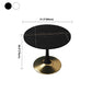31.5-inch Metal Contemporary Dining Table Round Table for Kitchen and Dining Room Clearhalo ' dining_table' 'Dining Tables & Seating' 'Dining Tables' 'furn' 'furn_dining_table' 'Furniture' 'furniture_dining_table' 'Kitchen & Dining Furniture' 'kitchen&dining_furn' 'kitchen' 'kitchen_dining_table' 4060916