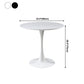 Metal Contemporary Round Dining Table Wood Top Table with Tulip Clearhalo ' dining_table' 'Dining Tables & Seating' 'Dining Tables' 'furn' 'furn_dining_table' 'Furniture' 'furniture_dining_table' 'Kitchen & Dining Furniture' 'kitchen&dining_furn' 'kitchen' 'kitchen_dining_table' 4060942