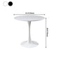 Metal Contemporary Round Dining Table Wood Top Table with Tulip Clearhalo ' dining_table' 'Dining Tables & Seating' 'Dining Tables' 'furn' 'furn_dining_table' 'Furniture' 'furniture_dining_table' 'Kitchen & Dining Furniture' 'kitchen&dining_furn' 'kitchen' 'kitchen_dining_table' 4060943
