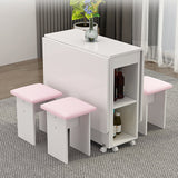Contemporary Faux Marble Multifunction Table Single Rectangle Table (table only) Clearhalo ' dining_table' 'Dining Tables & Seating' 'Dining Tables' 'furn' 'furn_dining_table' 'Furniture' 'furniture_dining_table' 'Kitchen & Dining Furniture' 'kitchen&dining_furn' 'kitchen' 'kitchen_dining_table' 4060982