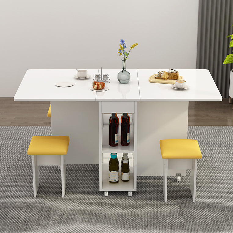 Contemporary Faux Marble Multifunction Table Single Rectangle Table (table only) Clearhalo ' dining_table' 'Dining Tables & Seating' 'Dining Tables' 'furn' 'furn_dining_table' 'Furniture' 'furniture_dining_table' 'Kitchen & Dining Furniture' 'kitchen&dining_furn' 'kitchen' 'kitchen_dining_table' 4060983