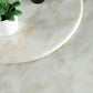 Luxury Style Marble Dining Table Metallic Single Pedestal Round Table for Home Clearhalo ' dining_table' 'Dining Tables & Seating' 'Dining Tables' 'furn' 'furn_dining_table' 'Furniture' 'furniture_dining_table' 'Kitchen & Dining Furniture' 'kitchen&dining_furn' 'kitchen' 'kitchen_dining_table' 4061009