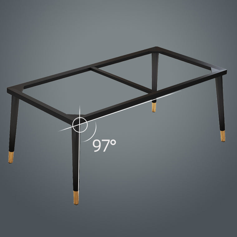 Modern Sintered Stone Top Table Rectangle Kitchen Dining Table with 4 Legs Base Clearhalo ' dining_table' 'Dining Tables & Seating' 'Dining Tables' 'furn' 'furn_dining_table' 'Furniture' 'furniture_dining_table' 'Kitchen & Dining Furniture' 'kitchen&dining_furn' 'kitchen' 'kitchen_dining_table' 4061035