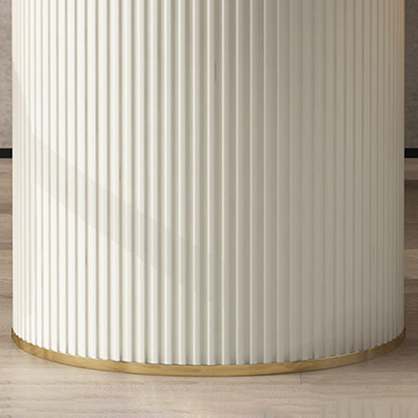 Contemporary Style Stone Dining Table Double Pedestal Base Freeform Table for Home Clearhalo ' dining_table' 'Dining Tables & Seating' 'Dining Tables' 'furn' 'furn_dining_table' 'Furniture' 'furniture_dining_table' 'Kitchen & Dining Furniture' 'kitchen&dining_furn' 'kitchen' 'kitchen_dining_table' 4061079