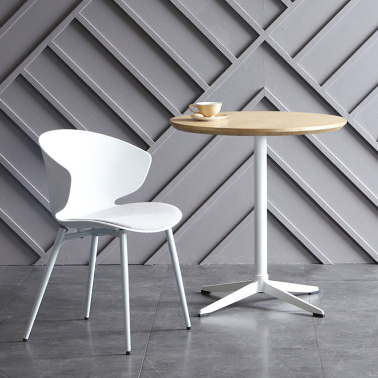 Metal Traditional Luxury Round Dining Table Manufactured Wood Indoor Table for Kitchen Clearhalo ' dining_table' 'Dining Tables & Seating' 'Dining Tables' 'furn' 'furn_dining_table' 'Furniture' 'furniture_dining_table' 'Kitchen & Dining Furniture' 'kitchen&dining_furn' 'kitchen' 'kitchen_dining_table' 4061128