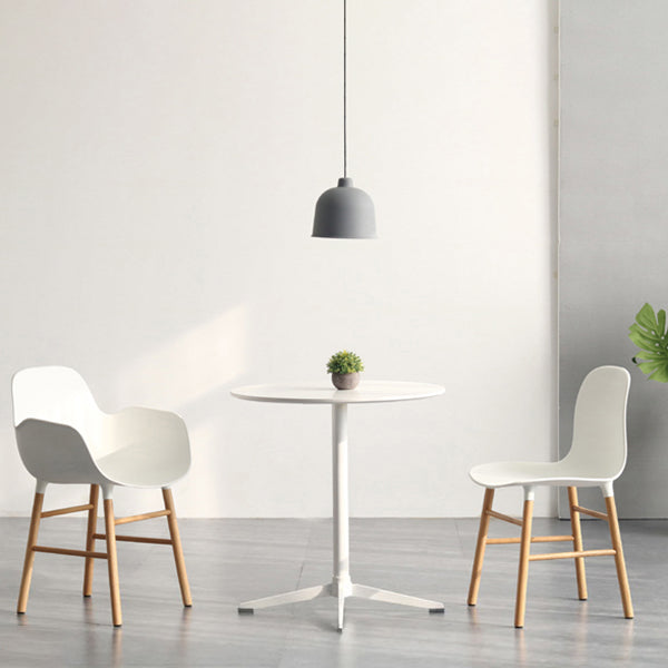 Metal Traditional Luxury Round Dining Table Manufactured Wood Indoor Table for Kitchen Clearhalo ' dining_table' 'Dining Tables & Seating' 'Dining Tables' 'furn' 'furn_dining_table' 'Furniture' 'furniture_dining_table' 'Kitchen & Dining Furniture' 'kitchen&dining_furn' 'kitchen' 'kitchen_dining_table' 4061140