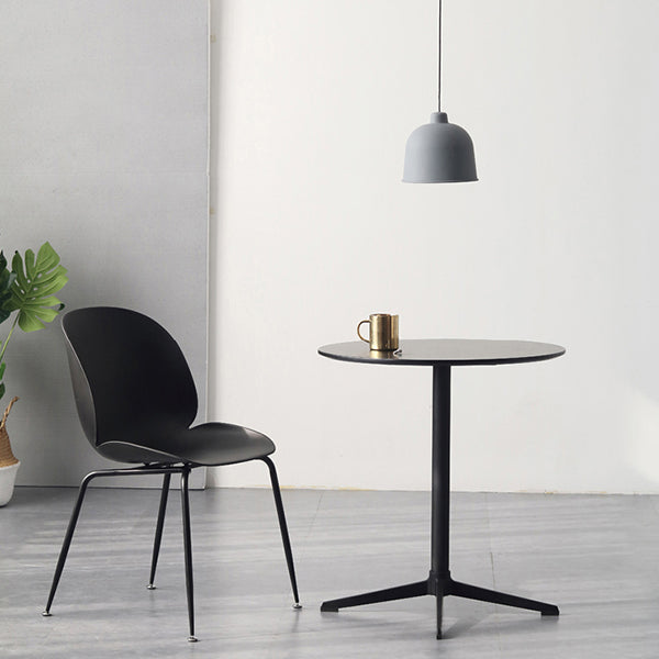 Metal Traditional Luxury Round Dining Table Manufactured Wood Indoor Table for Kitchen Clearhalo ' dining_table' 'Dining Tables & Seating' 'Dining Tables' 'furn' 'furn_dining_table' 'Furniture' 'furniture_dining_table' 'Kitchen & Dining Furniture' 'kitchen&dining_furn' 'kitchen' 'kitchen_dining_table' 4061141