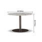 Metal Traditional Luxury Round Dining Table Marble Indoor Table Top with Pedestal Base Clearhalo ' dining_table' 'Dining Tables & Seating' 'Dining Tables' 'furn' 'furn_dining_table' 'Furniture' 'furniture_dining_table' 'Kitchen & Dining Furniture' 'kitchen&dining_furn' 'kitchen' 'kitchen_dining_table' 4061163