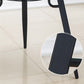 Modern Glass Dining Table 31.5" Round Dining Table with Black Frame for Home Use Clearhalo ' dining_table' 'Dining Tables & Seating' 'Dining Tables' 'furn' 'furn_dining_table' 'Furniture' 'furniture_dining_table' 'Kitchen & Dining Furniture' 'kitchen&dining_furn' 'kitchen' 'kitchen_dining_table' 4061195