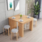 73'' Foldable Poplar Wood Dining Table Extendable Rectangle Table(only table) Clearhalo ' dining_table' 'Dining Tables & Seating' 'Dining Tables' 'furn' 'furn_dining_table' 'Furniture' 'furniture_dining_table' 'Kitchen & Dining Furniture' 'kitchen&dining_furn' 'kitchen' 'kitchen_dining_table' 4061213