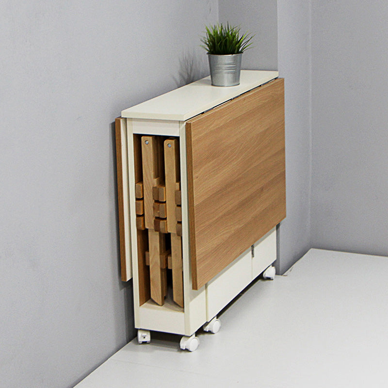 47'' Foldable Artificial Wood Table Modern Rectangle Table (only table) Clearhalo ' dining_table' 'Dining Tables & Seating' 'Dining Tables' 'Furniture' 'furniture_dining_table' 'Kitchen & Dining Furniture' 'kitchen&dining_furn' 'kitchen' 'kitchen_dining_table' 4061218