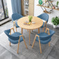 Minimalist Round Shape MDF Table Standard Dining Table for Kitchen Clearhalo ' dining_table' 'Dining Tables & Seating' 'Dining Tables' 'furn' 'furn_dining_table' 'Furniture' 'furniture_dining_table' 'Kitchen & Dining Furniture' 'kitchen&dining_furn' 'kitchen' 'kitchen_dining_table' 4061252