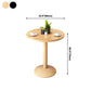 Minimalist Round Shape MDF Table Standard Dining Table for Kitchen Clearhalo ' dining_table' 'Dining Tables & Seating' 'Dining Tables' 'furn' 'furn_dining_table' 'Furniture' 'furniture_dining_table' 'Kitchen & Dining Furniture' 'kitchen&dining_furn' 'kitchen' 'kitchen_dining_table' 4061264