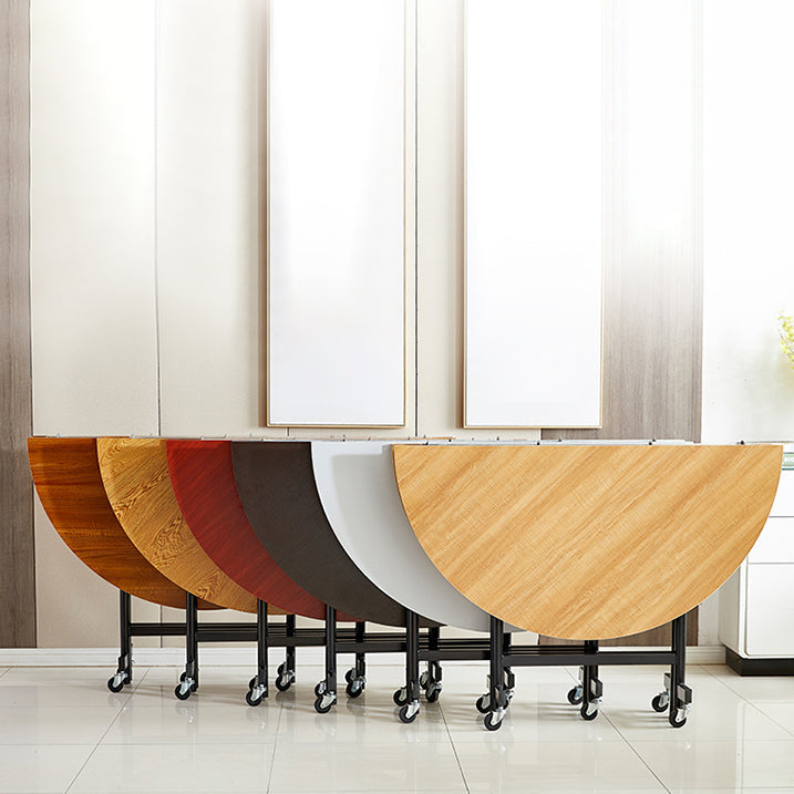 47.2-inch Metal Mid-Century Modern Round Dining Table Wood Top Table for Dining Room Clearhalo ' dining_table' 'Dining Tables & Seating' 'Dining Tables' 'furn' 'furn_dining_table' 'Furniture' 'furniture_dining_table' 'Kitchen & Dining Furniture' 'kitchen&dining_furn' 'kitchen' 'kitchen_dining_table' 4061274