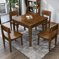 Simple Solid Wood Standard Dining Table Square Shape Kitchen Dining Table with 4 Legs Base Clearhalo ' dining_table' 'Dining Tables & Seating' 'Dining Tables' 'furn' 'furn_dining_table' 'Furniture' 'furniture_dining_table' 'Kitchen & Dining Furniture' 'kitchen&dining_furn' 'kitchen' 'kitchen_dining_table' 4061293