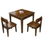Simple Solid Wood Standard Dining Table Square Shape Kitchen Dining Table with 4 Legs Base Walnut Without Chairs Clearhalo ' dining_table' 'Dining Tables & Seating' 'Dining Tables' 'furn' 'furn_dining_table' 'Furniture' 'furniture_dining_table' 'Kitchen & Dining Furniture' 'kitchen&dining_furn' 'kitchen' 'kitchen_dining_table' 4061297