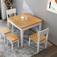 Simple Solid Wood Standard Dining Table Square Shape Kitchen Dining Table with 4 Legs Base Yellow Without Chairs Clearhalo ' dining_table' 'Dining Tables & Seating' 'Dining Tables' 'furn' 'furn_dining_table' 'Furniture' 'furniture_dining_table' 'Kitchen & Dining Furniture' 'kitchen&dining_furn' 'kitchen' 'kitchen_dining_table' 4061301