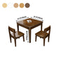 Simple Solid Wood Standard Dining Table Square Shape Kitchen Dining Table with 4 Legs Base Clearhalo ' dining_table' 'Dining Tables & Seating' 'Dining Tables' 'furn' 'furn_dining_table' 'Furniture' 'furniture_dining_table' 'Kitchen & Dining Furniture' 'kitchen&dining_furn' 'kitchen' 'kitchen_dining_table' 4061302