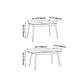 Traditional Luxury Rectangle 4-foot Home Furniture Solid Wood Dining Room Collection Clearhalo ' dining_table' 'Dining Tables & Seating' 'Dining Tables' 'furn' 'furn_dining_table' 'Furniture' 'furniture_dining_table' 'Kitchen & Dining Furniture' 'kitchen&dining_furn' 'kitchen' 'kitchen_dining_table' 4061313