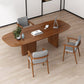 Oval Pine Solid Wood Table Simplicity Dining Room Collection with Double Pedestal Clearhalo ' dining_table' 'Dining Tables & Seating' 'Dining Tables' 'furn' 'furn_dining_table' 'Furniture' 'furniture_dining_table' 'Kitchen & Dining Furniture' 'kitchen&dining_furn' 'kitchen' 'kitchen_dining_table' 4061314