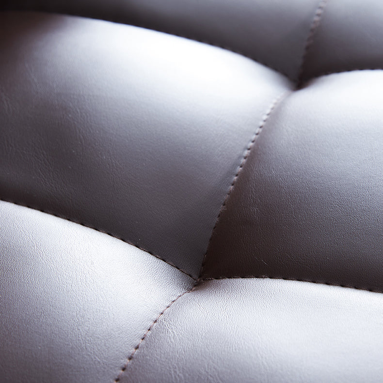 Upholstered Armless Dining Chairs Solid Back Side Chairs with Metal Legs Clearhalo ' kitchen&dining_furn' 'Dining Chairs' 'Dining Tables & Seating' 'dining_chair' 'furn' 'furn_dining_chair' 'Furniture' 'furniture_dining_chair' 'Kitchen & Dining Furniture' 'kitchen' 4065775