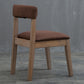 Country Style Home Side Chair Open Back Wood Upholstered Dining Room Chair Coffee 1 Piece Clearhalo ' kitchen&dining_furn' 'Dining Chairs' 'Dining Tables & Seating' 'dining_chair' 'furn' 'furn_dining_chair' 'Furniture' 'furniture_dining_chair' 'Kitchen & Dining Furniture' 'kitchen' 4065855