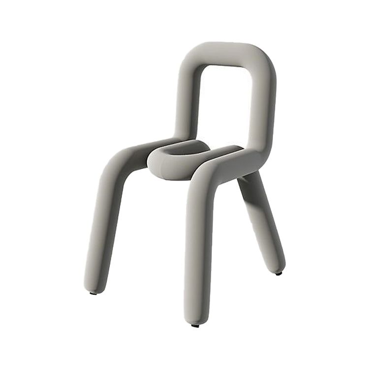 Contemporary Style Linen Chair Set Kitchen Dining Open Back Side Chairs Grey 1 Piece Clearhalo ' kitchen&dining_furn' 'Dining Chairs' 'Dining Tables & Seating' 'dining_chair' 'furn' 'furn_dining_chair' 'Furniture' 'furniture_dining_chair' 'Kitchen & Dining Furniture' 'kitchen' 4065875