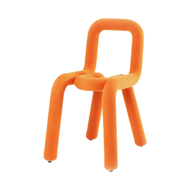 Contemporary Style Linen Chair Set Kitchen Dining Open Back Side Chairs Orange 1 Piece Clearhalo ' kitchen&dining_furn' 'Dining Chairs' 'Dining Tables & Seating' 'dining_chair' 'furn' 'furn_dining_chair' 'Furniture' 'furniture_dining_chair' 'Kitchen & Dining Furniture' 'kitchen' 4065899