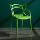 Contemporary Style Kitchen Dining Chairs Dining Arm Side Chair with Plastic Legs Green 1 Piece Clearhalo ' kitchen&dining_furn' 'Dining Chairs' 'Dining Tables & Seating' 'dining_chair' 'furn' 'furn_dining_chair' 'Furniture' 'furniture_dining_chair' 'Kitchen & Dining Furniture' 'kitchen' 4065935