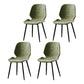 Industrial Metal Dining Side Chair Dining Room Wingback Armless Side Chair Green 4 Piece Set Clearhalo ' kitchen&dining_furn' 'Dining Chairs' 'Dining Tables & Seating' 'dining_chair' 'furn' 'furn_dining_chair' 'Furniture' 'furniture_dining_chair' 'Kitchen & Dining Furniture' 'kitchen' 4065980