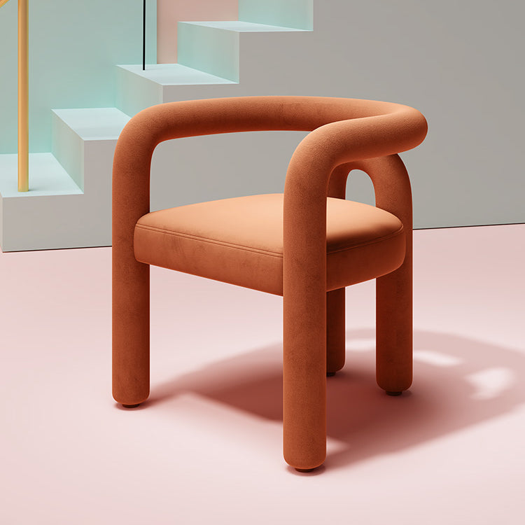 Contemporary Style Kitchen Dining Chairs Open Back Dining Arm Side Chairs Clearhalo ' kitchen&dining_furn' 'Dining Chairs' 'Dining Tables & Seating' 'dining_chair' 'furn' 'furn_dining_chair' 'Furniture' 'furniture_dining_chair' 'Kitchen & Dining Furniture' 'kitchen' 4066007