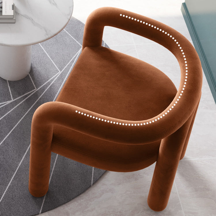 Contemporary Style Kitchen Dining Chairs Open Back Dining Arm Side Chairs Clearhalo ' kitchen&dining_furn' 'Dining Chairs' 'Dining Tables & Seating' 'dining_chair' 'furn' 'furn_dining_chair' 'Furniture' 'furniture_dining_chair' 'Kitchen & Dining Furniture' 'kitchen' 4066023