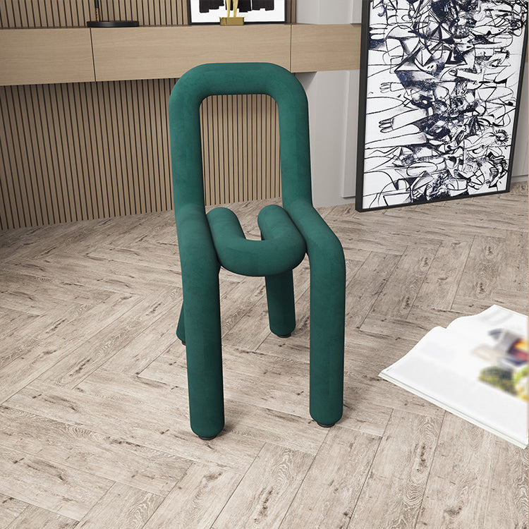 Contemporary Style Velvet Chairs Open Back Side Dining Room Chairs Set Clearhalo ' kitchen&dining_furn' 'Dining Chairs' 'Dining Tables & Seating' 'dining_chair' 'furn' 'furn_dining_chair' 'Furniture' 'furniture_dining_chair' 'Kitchen & Dining Furniture' 'kitchen' 4066062