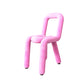 Contemporary Style Velvet Chairs Open Back Side Dining Room Chairs Set Pink 1 Piece Clearhalo ' kitchen&dining_furn' 'Dining Chairs' 'Dining Tables & Seating' 'dining_chair' 'furn' 'furn_dining_chair' 'Furniture' 'furniture_dining_chair' 'Kitchen & Dining Furniture' 'kitchen' 4066082