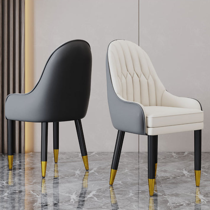 Scandinavian Home Arm Chair Upholstered Parsons Back Wood Dining Room Chair Clearhalo ' kitchen&dining_furn' 'Dining Chairs' 'Dining Tables & Seating' 'dining_chair' 'furn' 'furn_dining_chair' 'Furniture' 'furniture_dining_chair' 'Kitchen & Dining Furniture' 'kitchen' 4066107