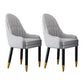 Scandinavian Home Arm Chair Upholstered Parsons Back Wood Dining Room Chair Grey 2 Piece Set Clearhalo ' kitchen&dining_furn' 'Dining Chairs' 'Dining Tables & Seating' 'dining_chair' 'furn' 'furn_dining_chair' 'Furniture' 'furniture_dining_chair' 'Kitchen & Dining Furniture' 'kitchen' 4066136