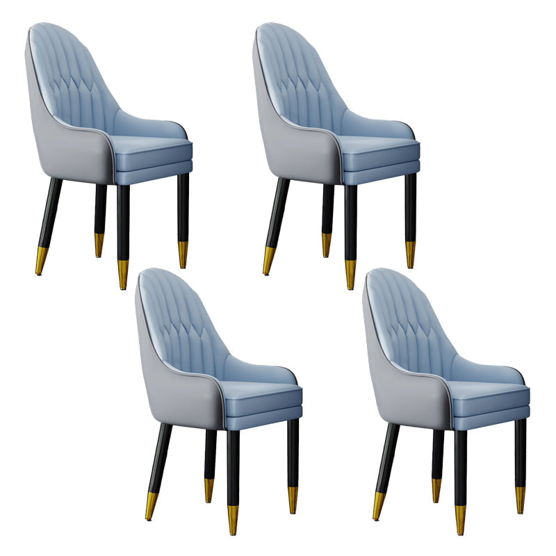 Scandinavian Home Arm Chair Upholstered Parsons Back Wood Dining Room Chair Blue 4 Piece Set Clearhalo ' kitchen&dining_furn' 'Dining Chairs' 'Dining Tables & Seating' 'dining_chair' 'furn' 'furn_dining_chair' 'Furniture' 'furniture_dining_chair' 'Kitchen & Dining Furniture' 'kitchen' 4066140