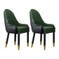 Scandinavian Home Arm Chair Upholstered Parsons Back Wood Dining Room Chair Blackish Green 2 Piece Set Clearhalo ' kitchen&dining_furn' 'Dining Chairs' 'Dining Tables & Seating' 'dining_chair' 'furn' 'furn_dining_chair' 'Furniture' 'furniture_dining_chair' 'Kitchen & Dining Furniture' 'kitchen' 4066169