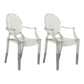 Contemporary Style Kitchen Dining Chairs Plastic Dining Arm Side Chairs Light Green 2 Piece Set Clearhalo ' kitchen&dining_furn' 'Dining Chairs' 'Dining Tables & Seating' 'dining_chair' 'furn' 'furn_dining_chair' 'Furniture' 'furniture_dining_chair' 'Kitchen & Dining Furniture' 'kitchen' 4066221