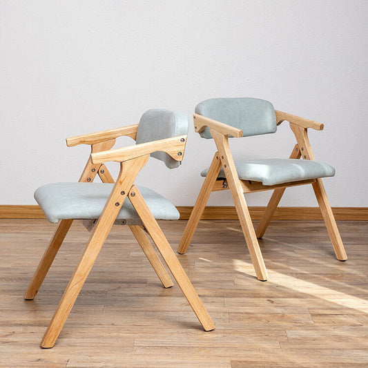 Modern Rubberwood Chairs Set Open Back Folding Side Kitchen Dining Chair Clearhalo ' kitchen&dining_furn' 'Dining Chairs' 'Dining Tables & Seating' 'dining_chair' 'furn' 'furn_dining_chair' 'Furniture' 'furniture_dining_chair' 'Kitchen & Dining Furniture' 'kitchen' 4066224