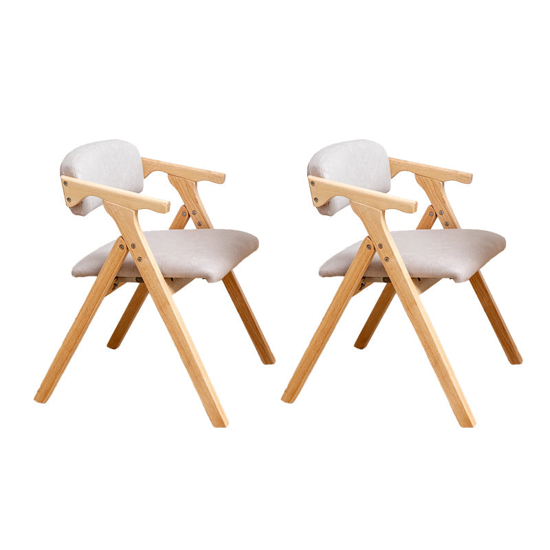 Modern Rubberwood Chairs Set Open Back Folding Side Kitchen Dining Chair Smoke Gray 2 Piece Set Clearhalo ' kitchen&dining_furn' 'Dining Chairs' 'Dining Tables & Seating' 'dining_chair' 'furn' 'furn_dining_chair' 'Furniture' 'furniture_dining_chair' 'Kitchen & Dining Furniture' 'kitchen' 4066233