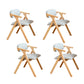 Modern Rubberwood Chairs Set Open Back Folding Side Kitchen Dining Chair Mint Green 4 Piece Set Clearhalo ' kitchen&dining_furn' 'Dining Chairs' 'Dining Tables & Seating' 'dining_chair' 'furn' 'furn_dining_chair' 'Furniture' 'furniture_dining_chair' 'Kitchen & Dining Furniture' 'kitchen' 4066246