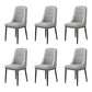 Scandinavian Home Side Chair Upholstered Parsons Back Metal Dining Room Chair Grey 6 Piece Set Black Clearhalo ' kitchen&dining_furn' 'Dining Chairs' 'Dining Tables & Seating' 'dining_chair' 'furn' 'furn_dining_chair' 'Furniture' 'furniture_dining_chair' 'Kitchen & Dining Furniture' 'kitchen' 4066265