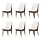 Scandinavian Home Side Chair Upholstered Parsons Back Metal Dining Room Chair Coffee-White 6 Piece Set Brass Gold Clearhalo ' kitchen&dining_furn' 'Dining Chairs' 'Dining Tables & Seating' 'dining_chair' 'furn' 'furn_dining_chair' 'Furniture' 'furniture_dining_chair' 'Kitchen & Dining Furniture' 'kitchen' 4066276